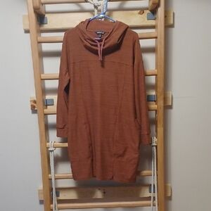 TOAD&CO Burgundy Intermosso Hooded Dress Size XL